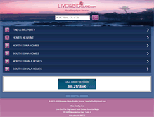 Tablet Screenshot of liveonthebigisland.com